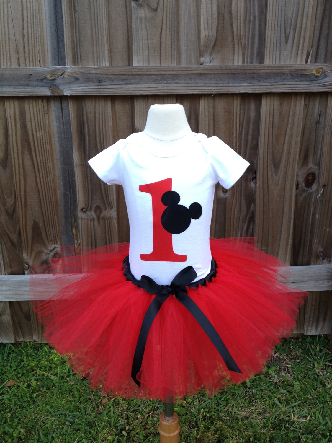 Mickey Mouse Birthday Tutu set, photo prop,disney vacation
