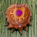 SUGALITE INLAY GLOWS (Med) Third Eye Pinecone Talisman Necklace
