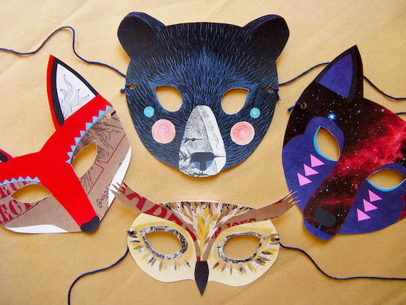 Woodland Creatures Mask Set