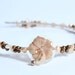 pearl tiara headband. gold brown pearls. Free shipping. ooak. Saamal