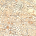 1949 City Plan Bologna, Italy, Street Map