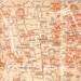 Rome City Centre  Plan 1925 Vintage