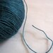 Teal Alpaca blend yarn - Laceweight yarn - 2-3ply - crochet thread