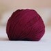 Cotton mercerized yarn - DK weight - burgundy