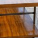 Vintage Distressed Steel and Wood Bookcase