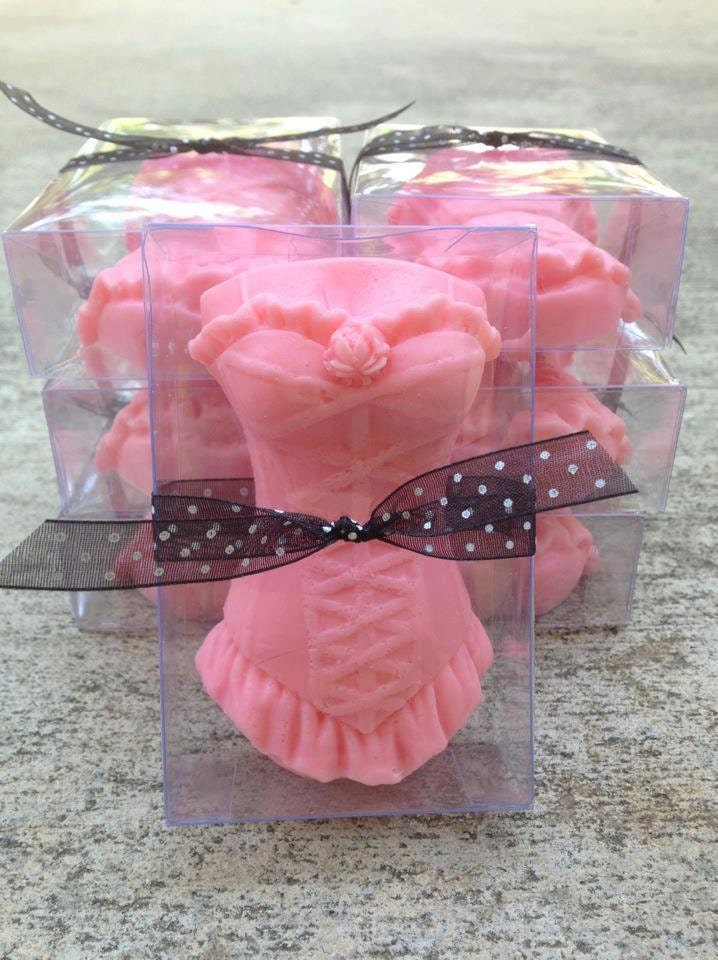 CORSET SOAP FAVORS (1 Favor) - Bridal Shower, Wedding or Bachelorette Party, Lingerie Shower Favor, Bustier Soap Favor