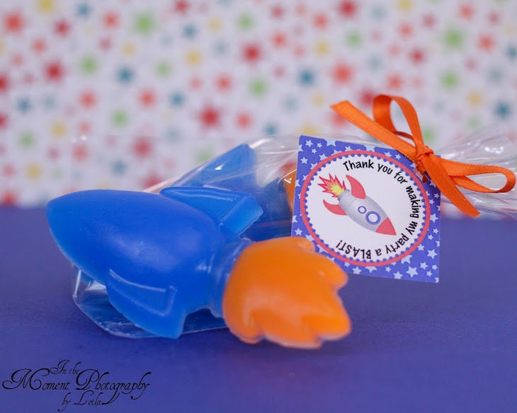 ROCKET SOAP FAVORS (10 Favors) - Rocket Baby Shower Favor, Rocket Birthday Favor, It's a Blast Birthday Favor Il_570xn