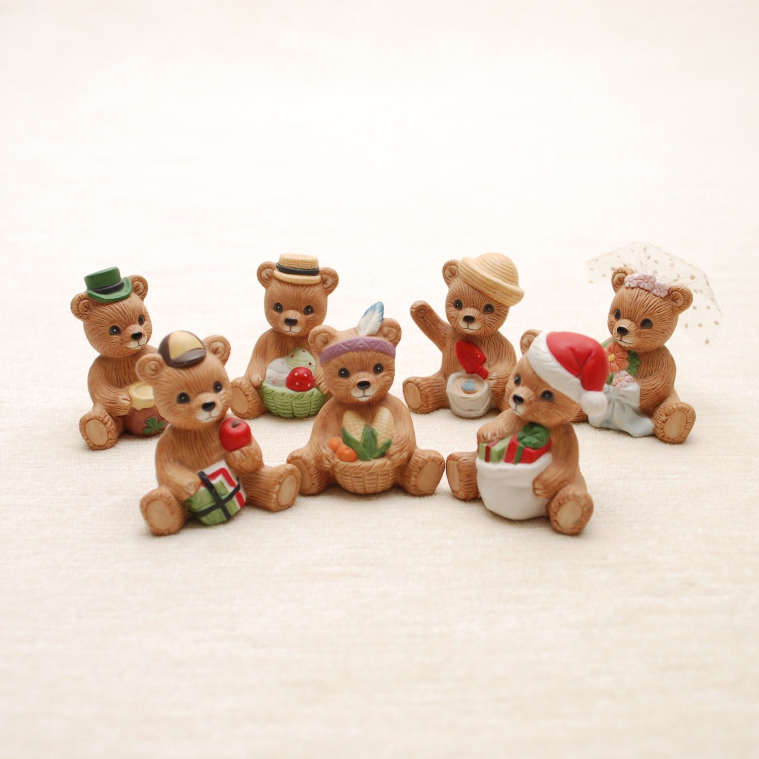 teddy figurines collectables