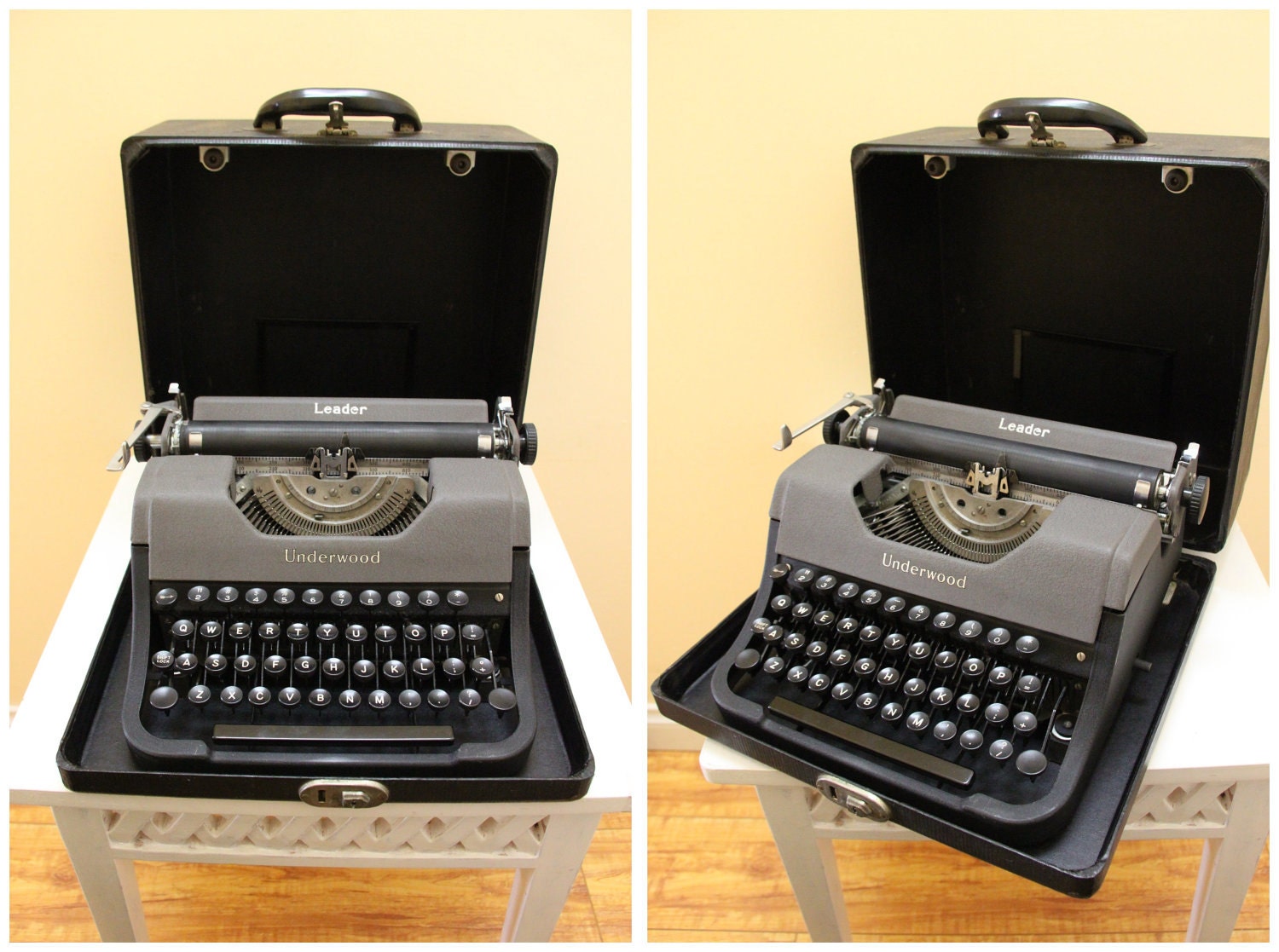 Beautiful Vintage Underwood Typewriter // Leader 1953 // Perfect Working Condition