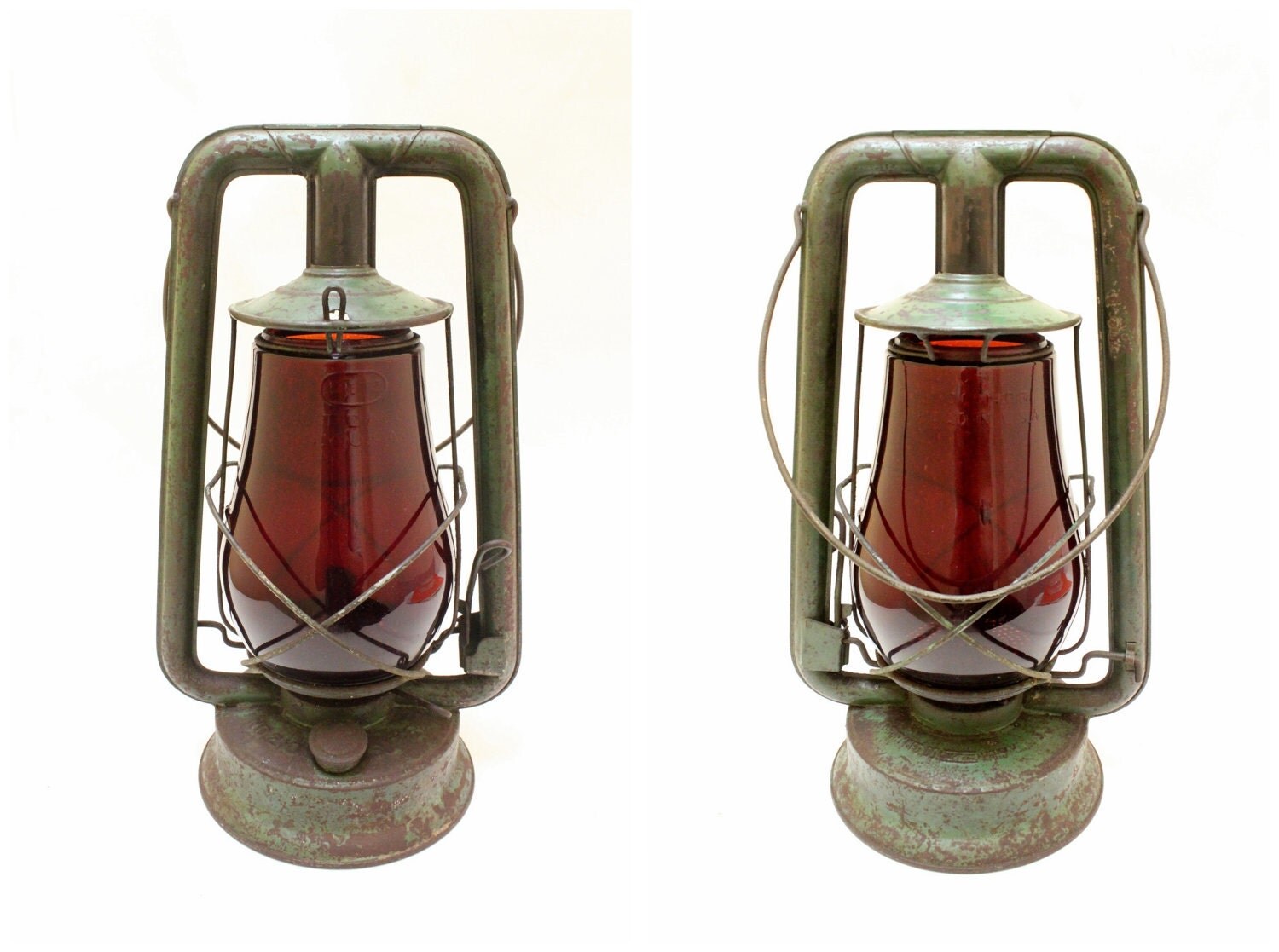 Vintage Dietz Rustic Oil Lamp // Oil lantern // by bygrassdoll