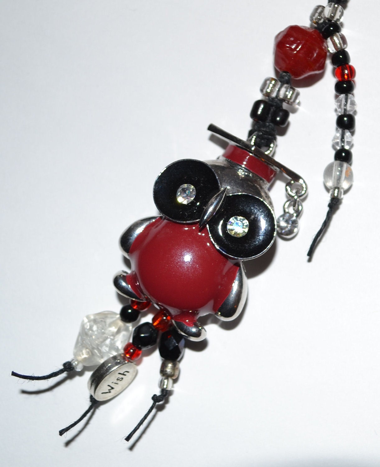 Graduation Gift: Graduate OWL Beaded Bookmark with Free Blank Journal Gifts Under 20