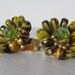 reserved for Carol - Hobe Glass Bead Clip On Earrings