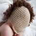 Mohawk Beanie Hat Baby Boy12 Months-Adult Size Brown Ear Flap Punk Hat