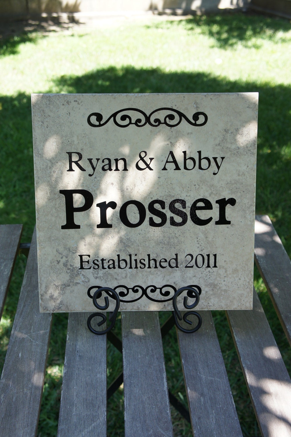 Year Established- Custom Personalized Tile