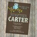baby boy shower invitations, shower invitation with owls, Digital, Printable file (Brown, Green, and Tiffany Blue)