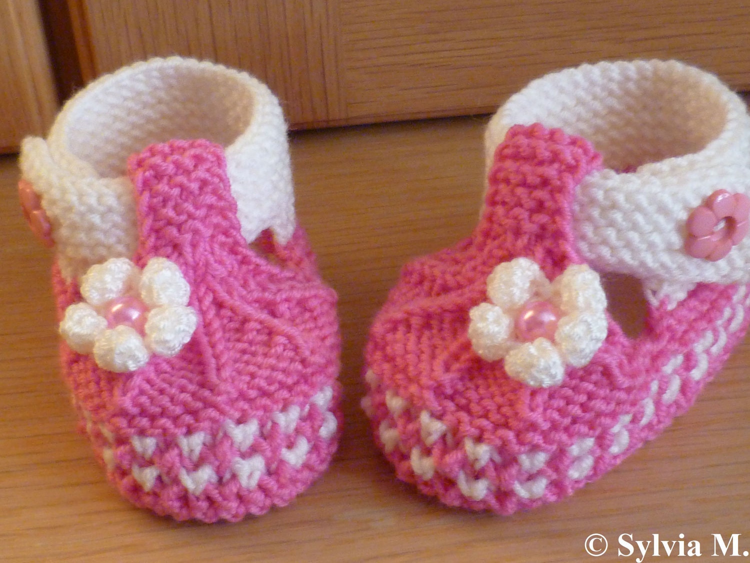 Knitted baby shoes / sandals for 0-6 months /9cm /3,5 inch new