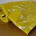 Daycare nap mat or play mat for baby or toddler - yellow and white cotton - IN STOCK