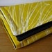 Daycare nap mat or play mat for baby or toddler - yellow and white cotton - IN STOCK