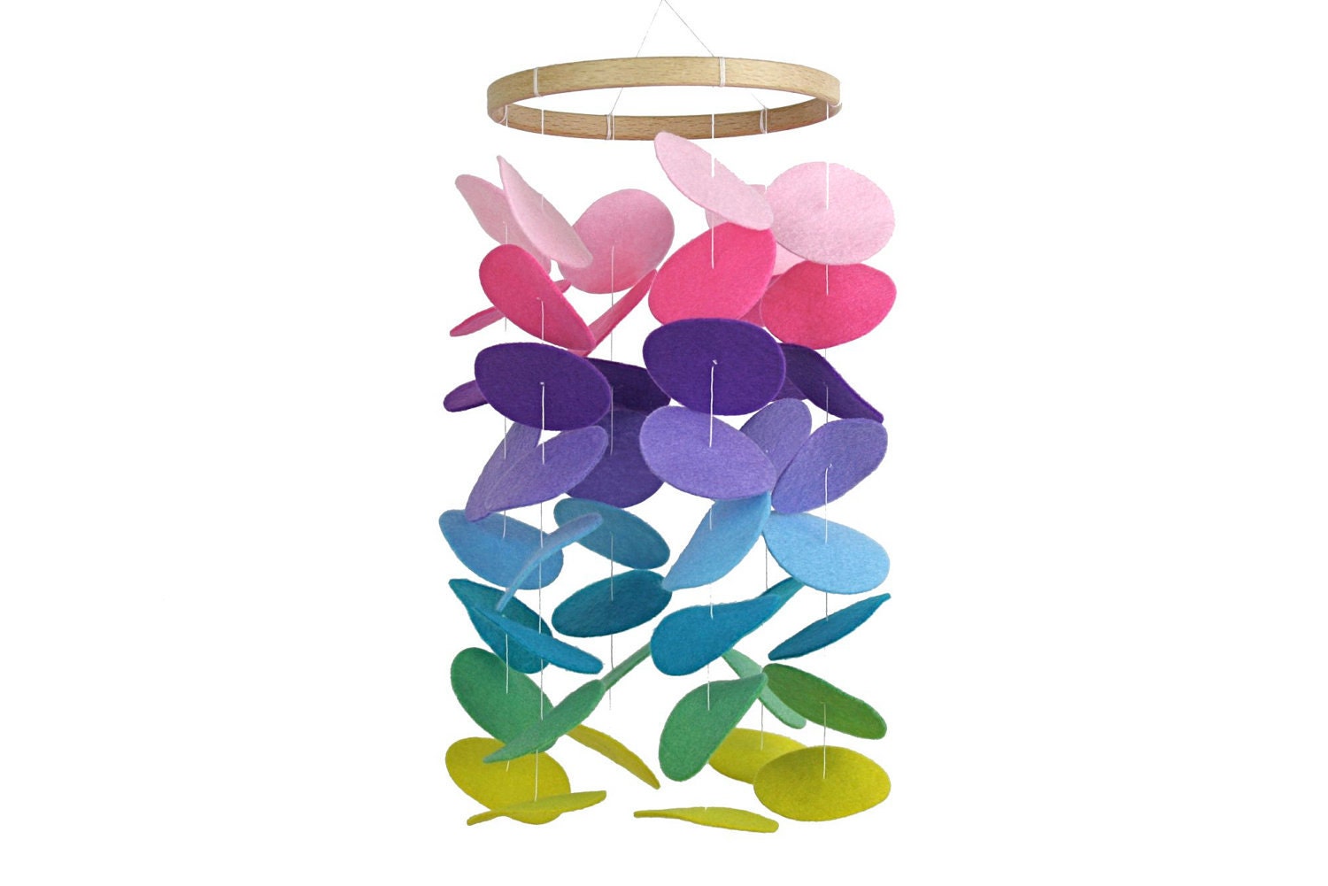 Circle Mobile - Modern Kids Mobile - Rainbow Mobile - Baby Crib Mobile