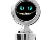 Cheshire Cat Evil Smile Grin Alice in Wonderland Wine Stopper House Warming Gift Trendy