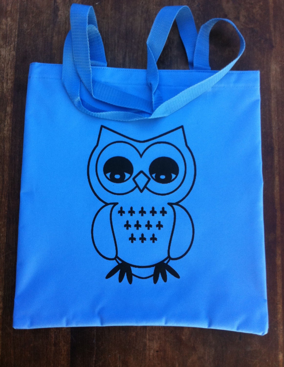 Baby Blue Owl Tote