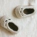 Crochet Baby Booties Pattern For Baby Yoke Ballet Slipper - PDF Instant Download - Crochet Pattern Pattern number 109