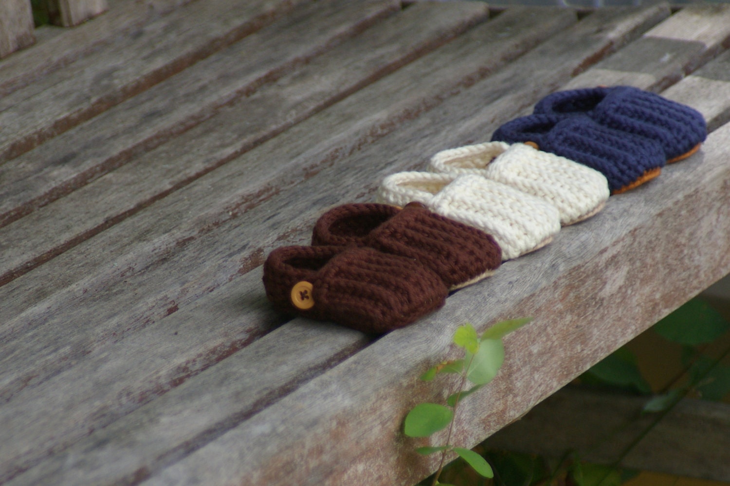 Baby Booties Crochet Pattern Easy On Loafers - Knit look crochet - Crochet Pattern 104 - Instant Download