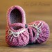 Crochet Patterns Too Cute  Mary Janes with gathering pattern number 210 Instant Download