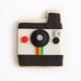plastic camera cookie set (3 camera cookies plus 1 flash)