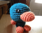 Perry the Platypus Amigurumi Inspired by the Hit Disney Channel Series Phineas and Ferb