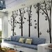 tree decal nursery wall decal baby wall decal children wall decal flying birds decal room decal-Tree with Flying Birds