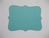 75 Tiffany Blue 100 lb Die Cut Wedding, Wish Tree, Escort, Birthday, Favor Gift Tags-DIY