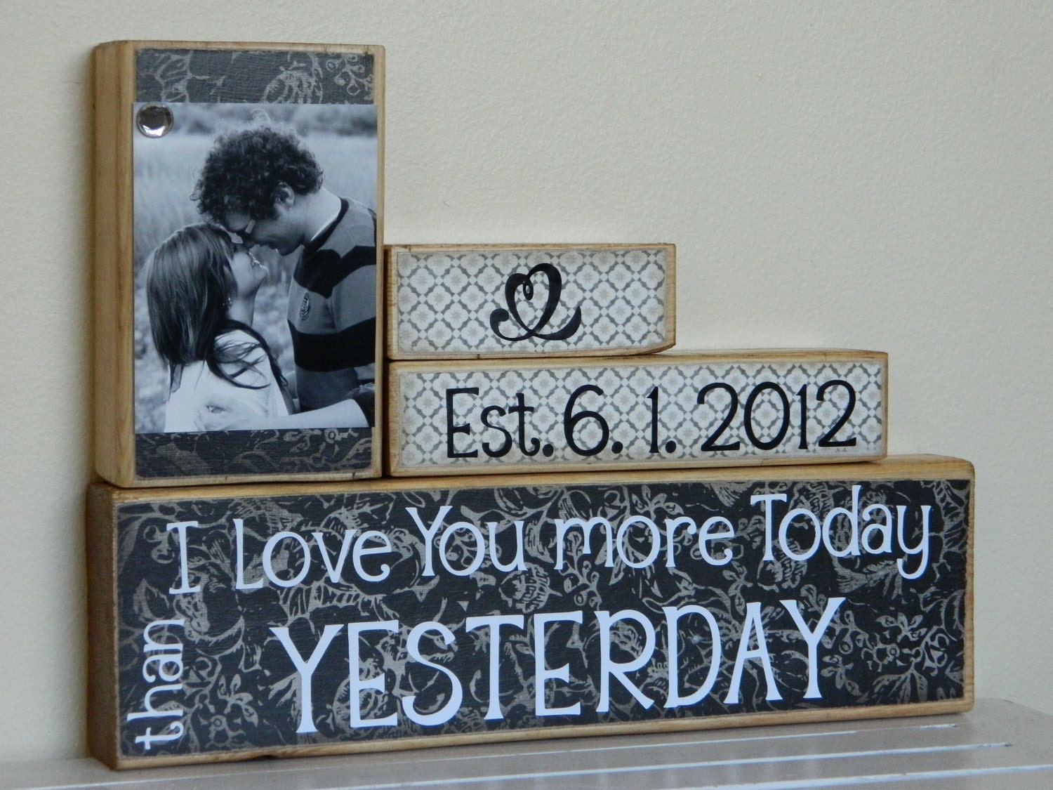 Personalized Wedding gift/Decoration Happily Ever After wedding, shower, anniversary, Valentines Day gift