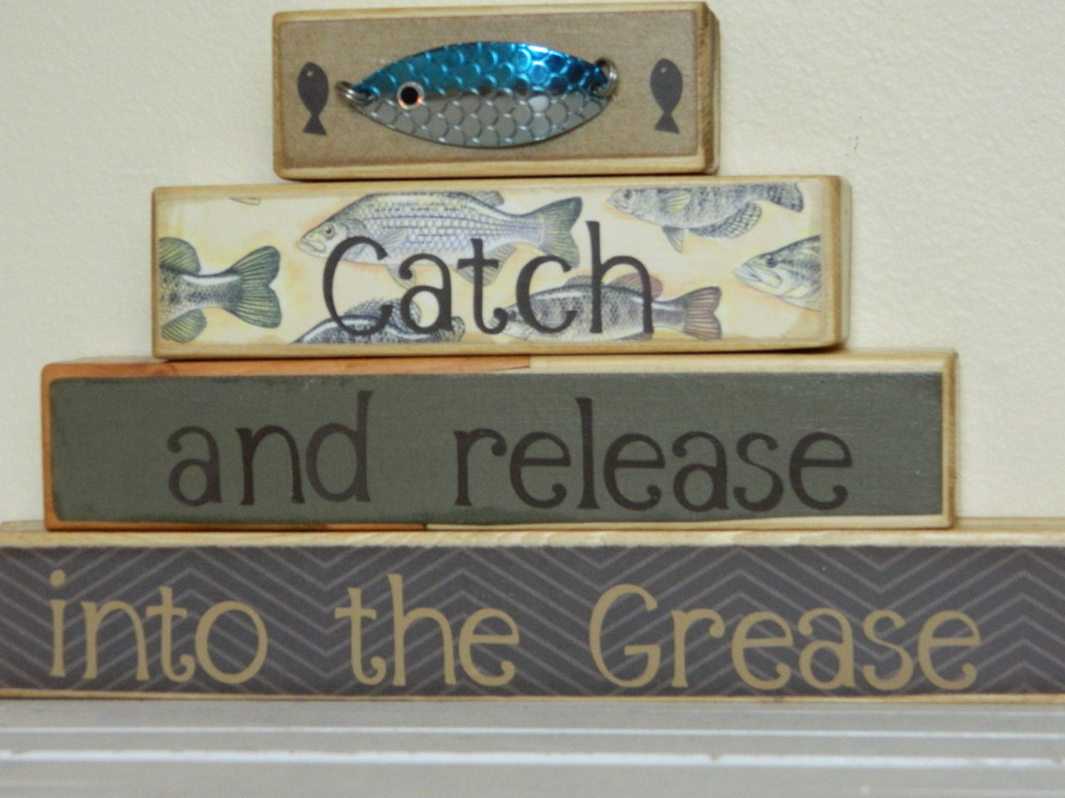 Father's day gift fishing theme cabin decor for the outdoors nature lover gift for Dad Father in law gift Last day to order June 1