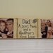 Personalized Father gift for Christmas birthday Dad a sons hero and a daughters first love wooden sign last day to order June 1