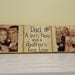 Personalized Father gift for Christmas birthday Dad a sons hero and a daughters first love wooden sign last day to order June 1