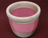 Hard maple Bowl with Semi-Clear Pink Resin Center