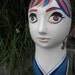 Midcentury Mannequin Head - 70s Vintage POP Art - Shabby - Cottage Chic - 30s Flapper Art Deco
