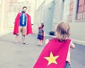 Daddys T Shirt Superhero Cape
