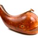 Gorgeous Mid Century Leather Whale Canteen Huge