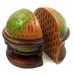 Planet Earth Midcentury Book Ends // Ceramic 1960s World Universe Decor // SPace // Astronaut Moon Star Vintage