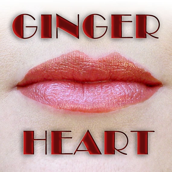 GINGERHEART Restorative Lipcolor in super-saturated, saucy deep pink red, semi-transparent, 5ml