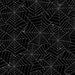CREEPERS PEEPERS spider webs on black cotton print 1/2 yard Quilting Treasures HALLOWEEN