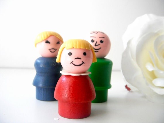 Three Fisher Price Little People