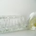 Anchor Hocking Crystal Prescut Butter Dish