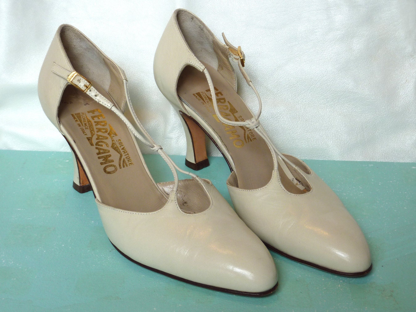 cream colored heels