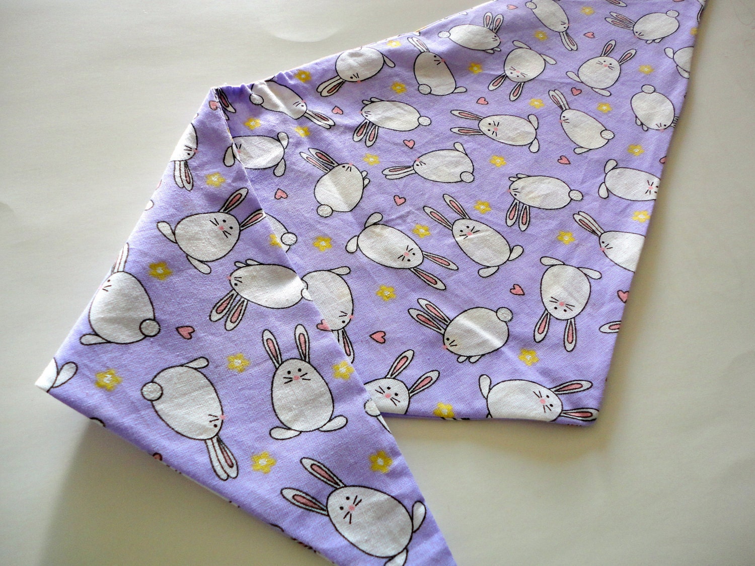 Easter Dog Bandana: Bunny Rabbit Pet Spring Scarf - Custom Order