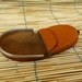 Vintage Lady's Leather Coin Purse With Metal Trim