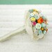 The Sweet Rosie Bouquet - Pastel love heart alternative button bouquet