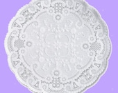 French Paper Doilies- 50 doilies-12 inch, white, large
